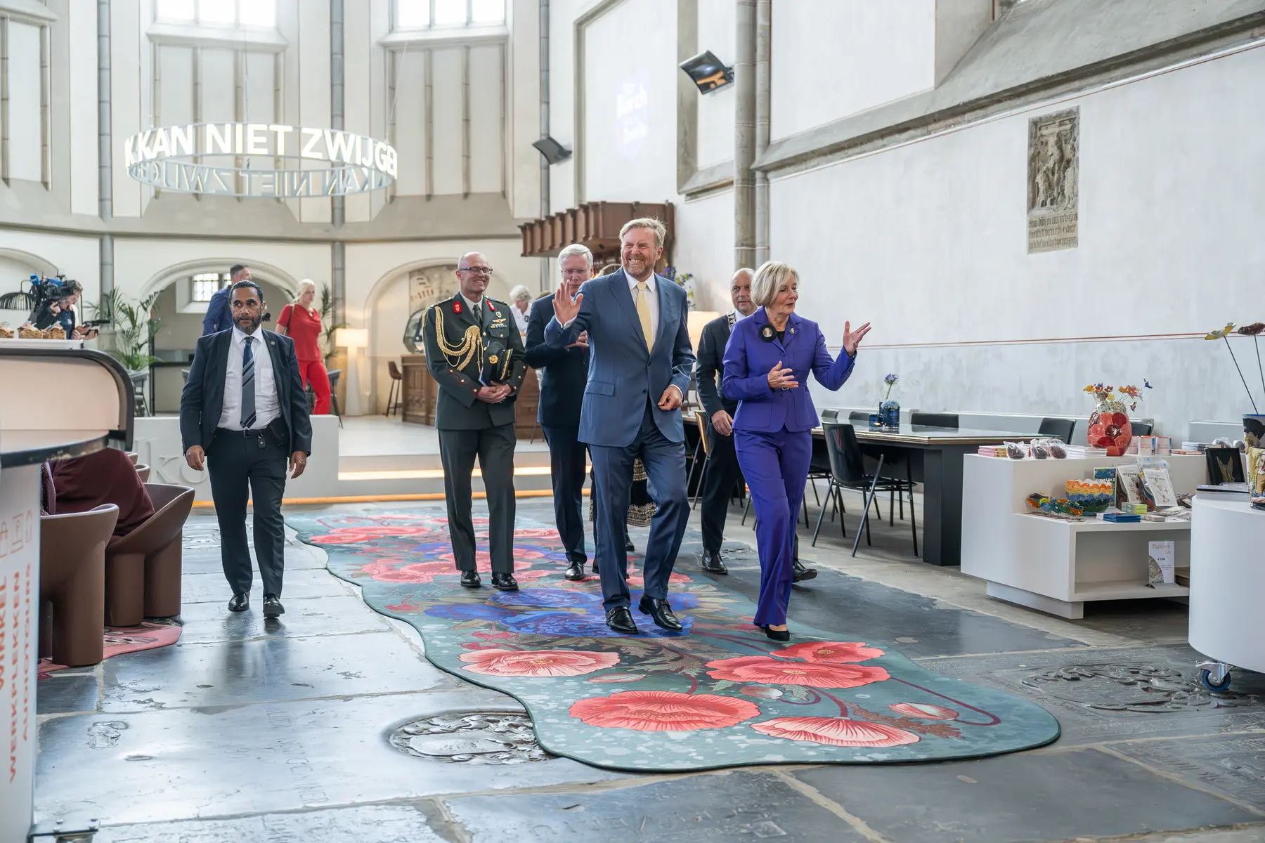 De bloemenloper in het Academiehuis in Zwolle
